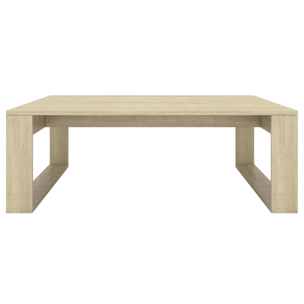 Salongbord sonoma eik 100x100x35 cm konstruert tre