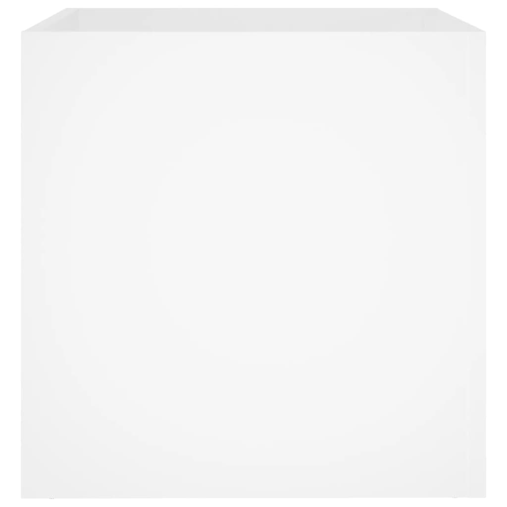 Plantekasse hvit 40x40x40 cm konstruert tre