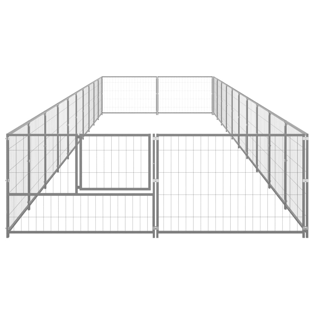 Hundegård sølv 20 m² stål