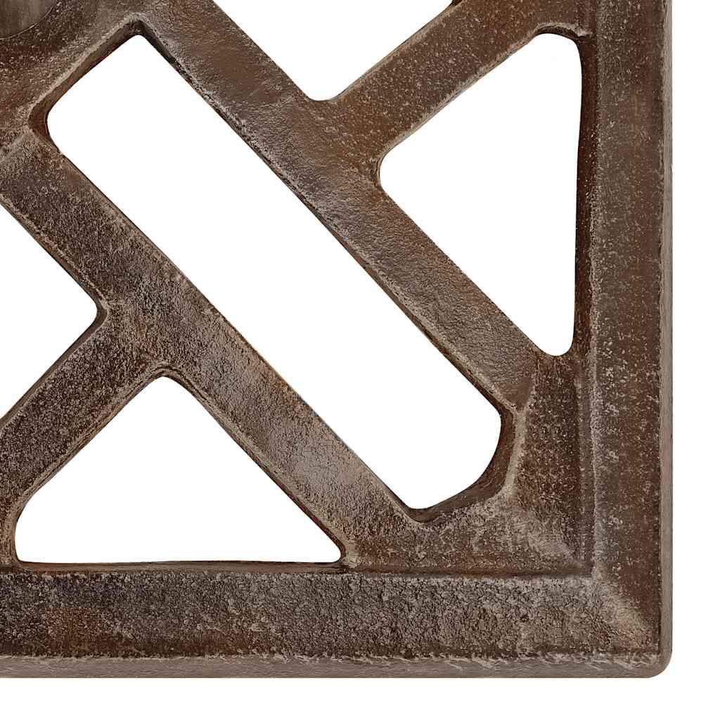 Parasollbase bronse 44x44x31 cm støpejern