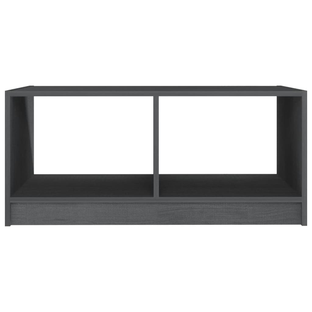 Salongbord 75x50x33,5 cm heltre furu grå