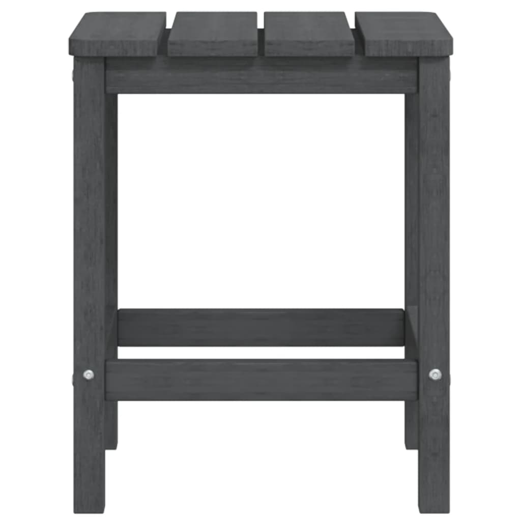 Adirondack hagebord antrasitt 38x38x46 cm HDPE