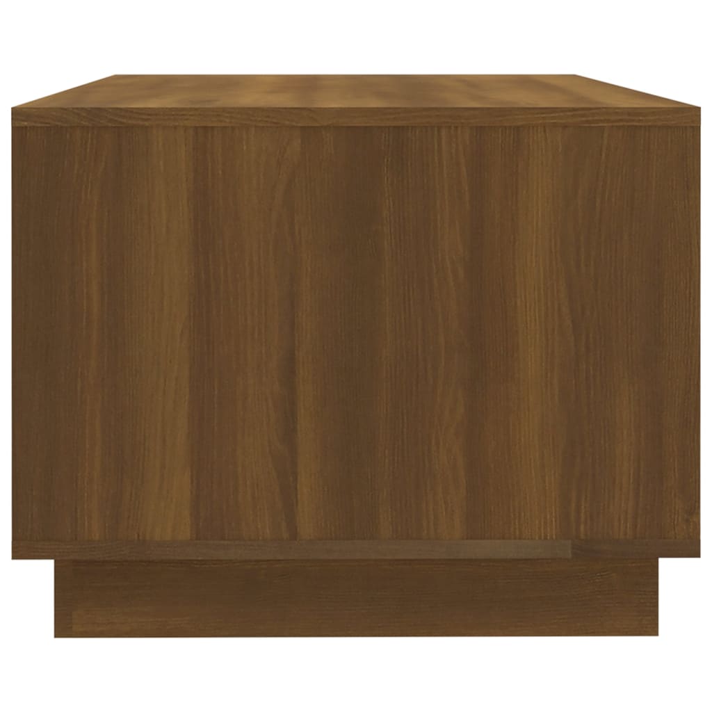 Salongbord brun eik 102x55x43 cm konstruert tre