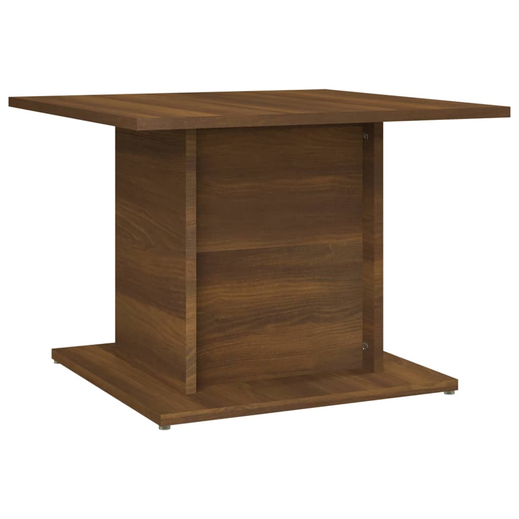 Salongbord brun eik 55,5x55,5x40 cm konstruert tre