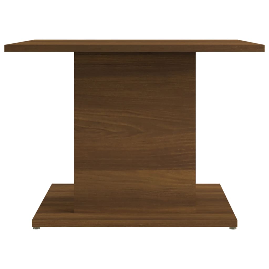 Salongbord brun eik 55,5x55,5x40 cm konstruert tre