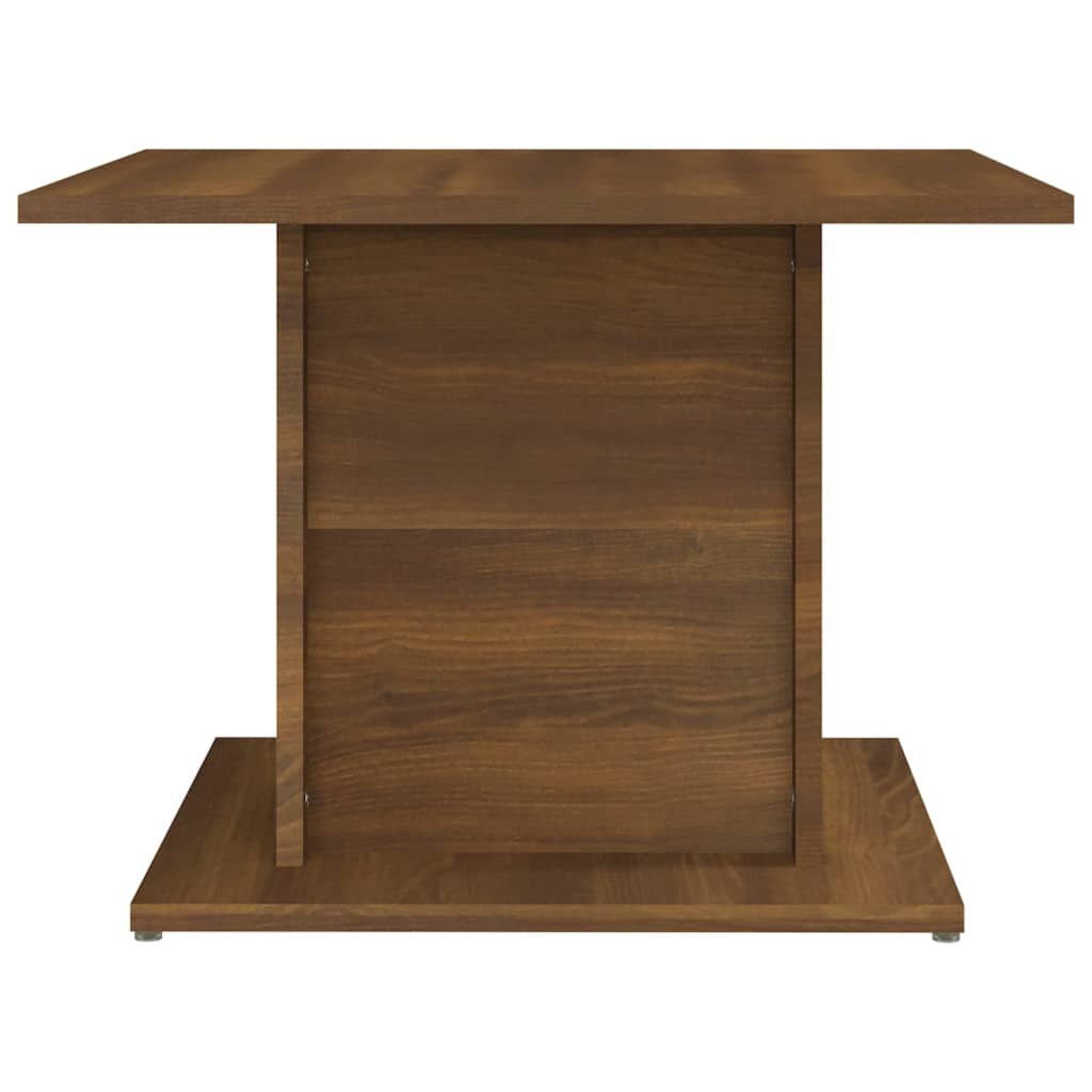 Salongbord brun eik 55,5x55,5x40 cm konstruert tre