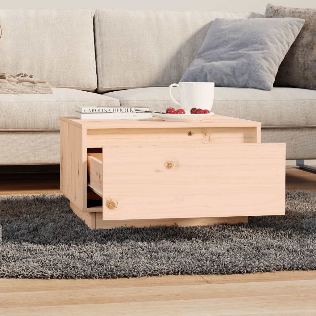 Salongbord 55x56x32 cm heltre furu
