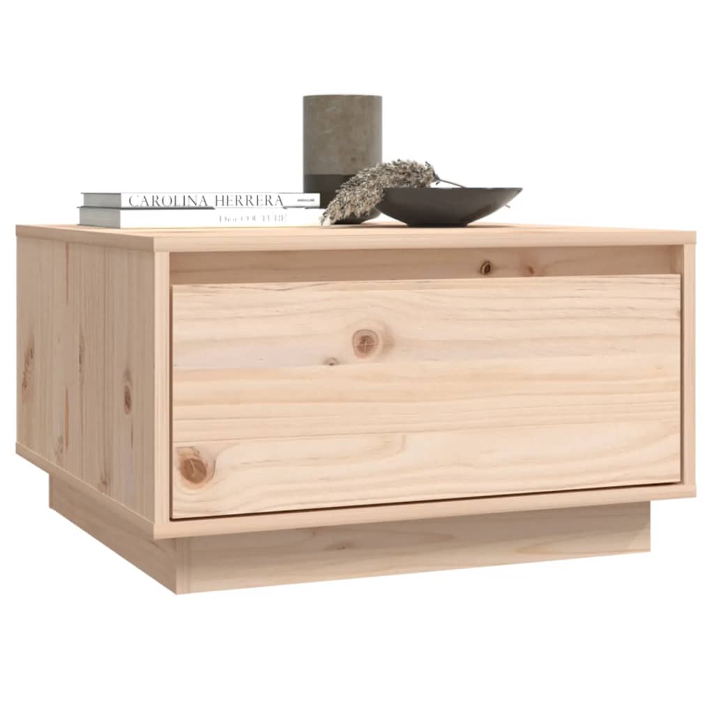 Salongbord 55x56x32 cm heltre furu