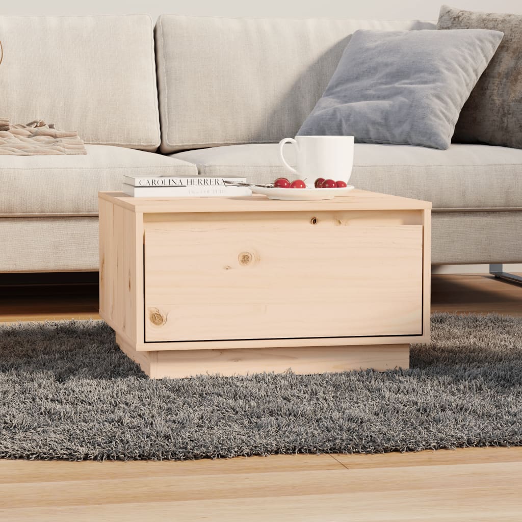 Salongbord 55x56x32 cm heltre furu
