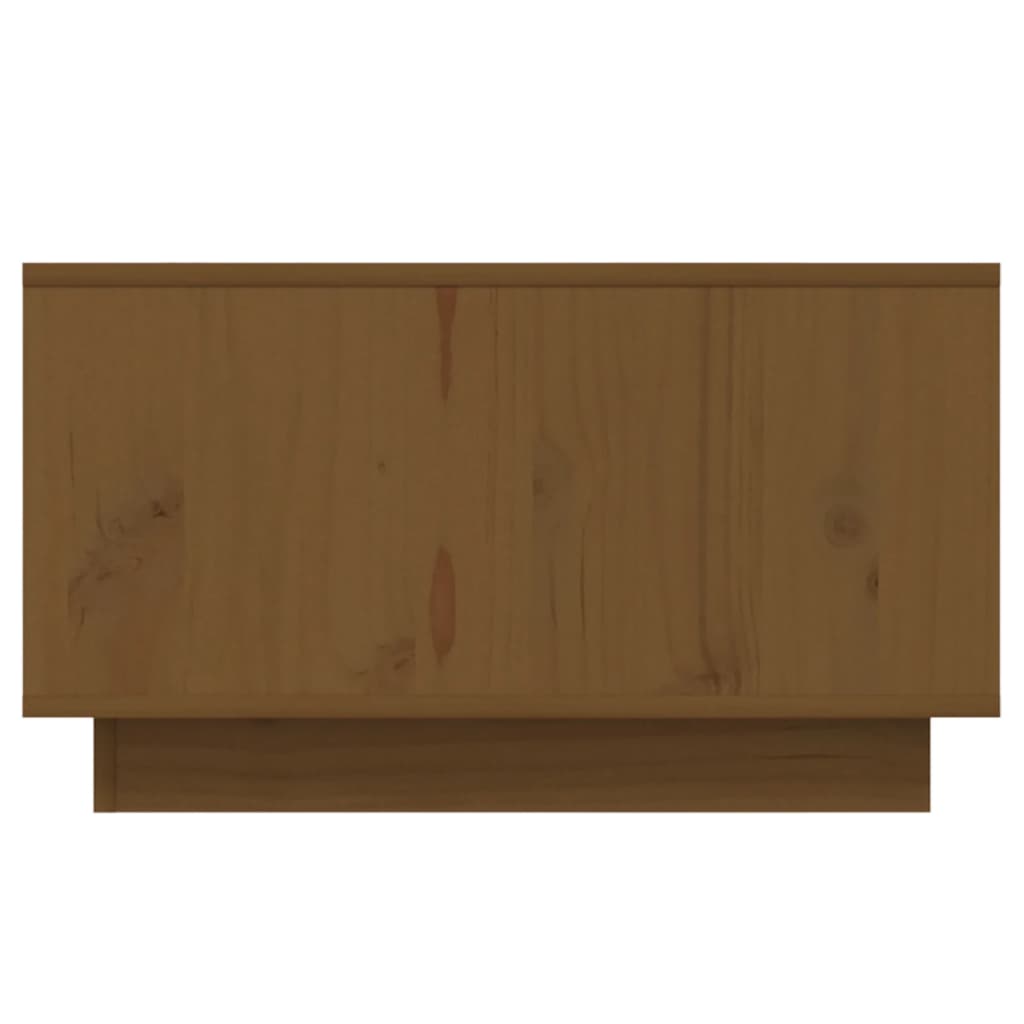 Salongbord honningbrun 55x56x32 cm heltre furu