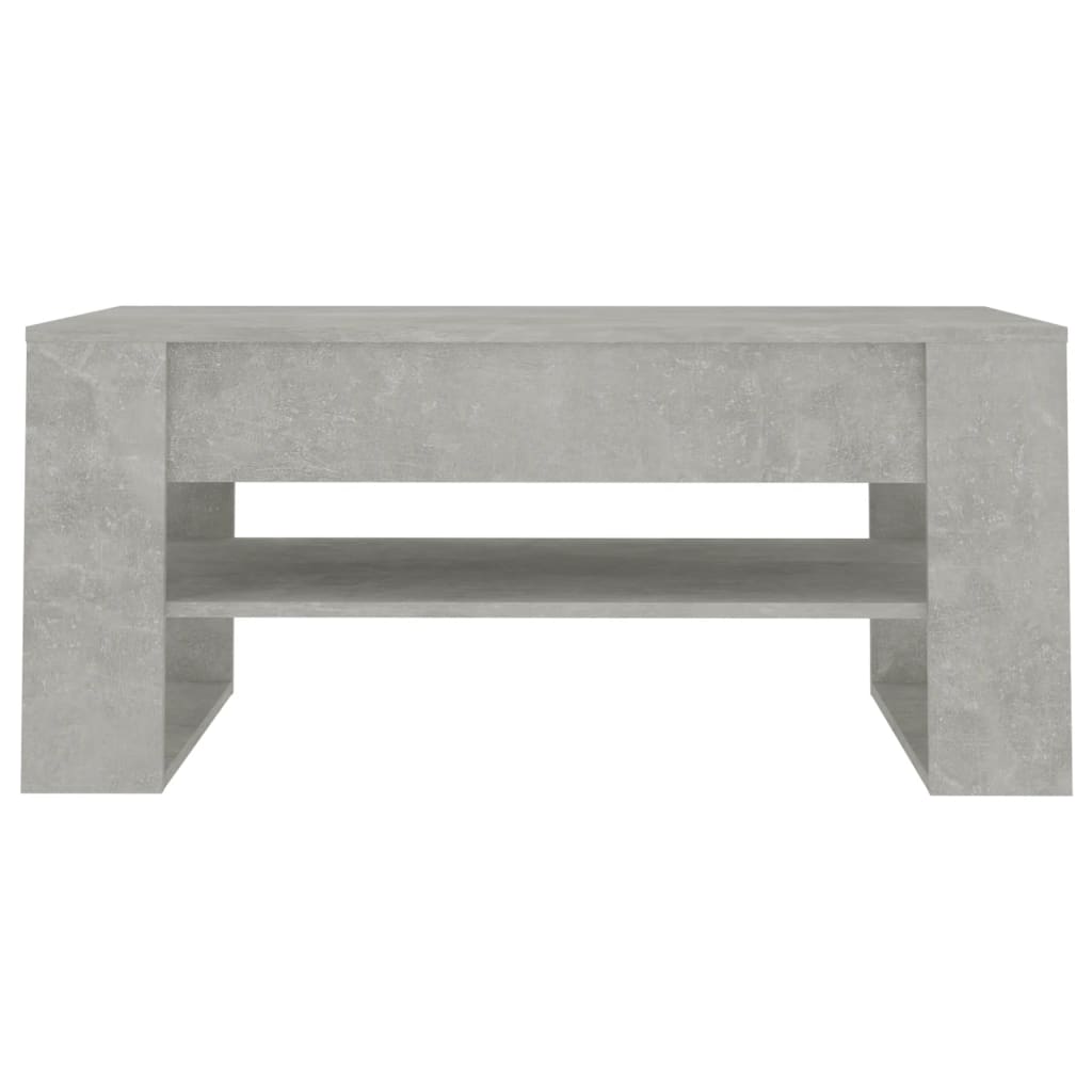 Salongbord betonggrå 102x55x45 cm konstruert tre