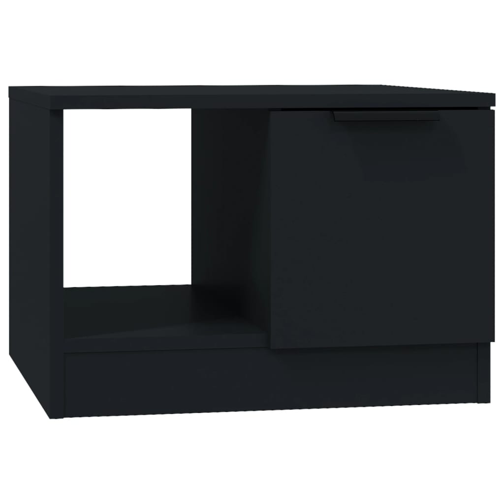 Salongbord svart 50x50x36 cm konstruert tre