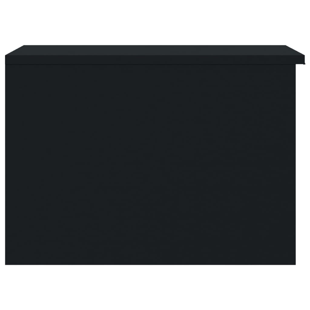 Salongbord svart 50x50x36 cm konstruert tre