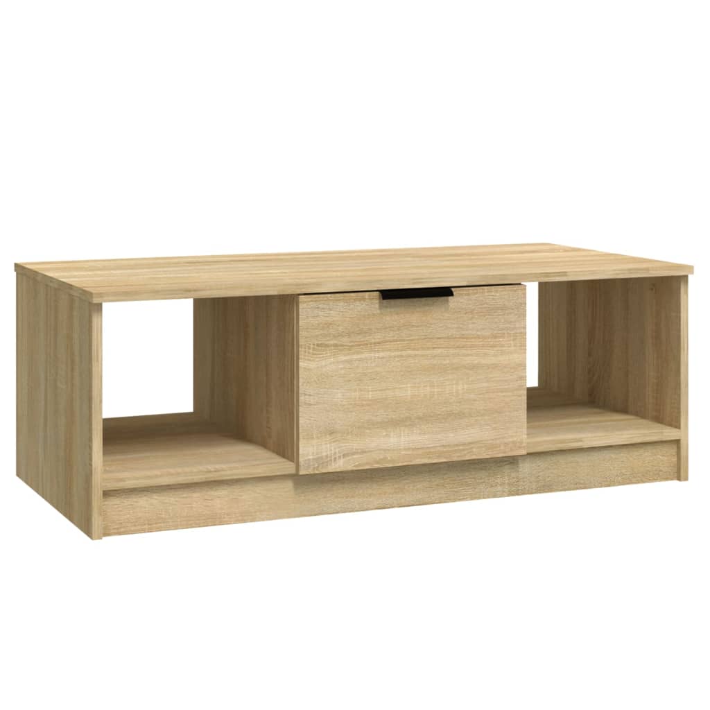 Salongbord sonoma eik 102x50x36 cm konstruert tre