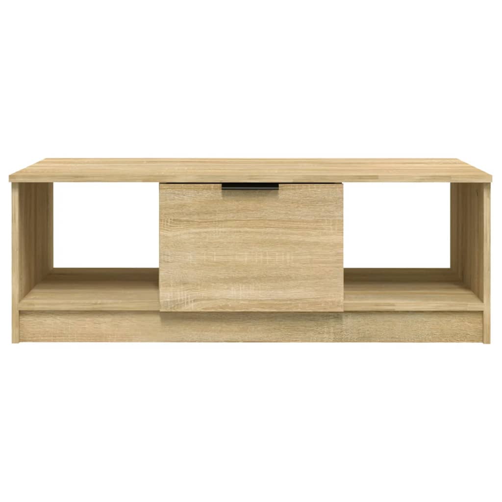 Salongbord sonoma eik 102x50x36 cm konstruert tre