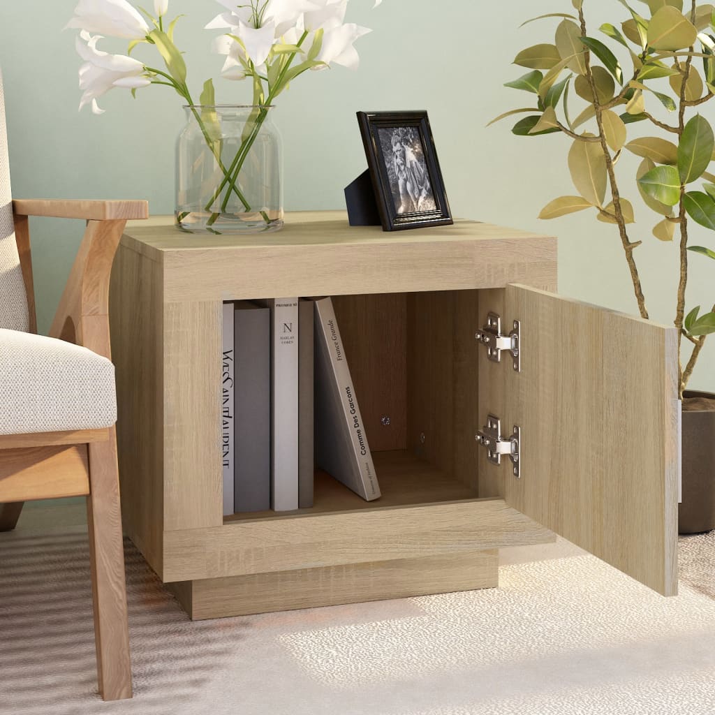 Salongbord sonoma eik 51x50x45 cm konstruert tre