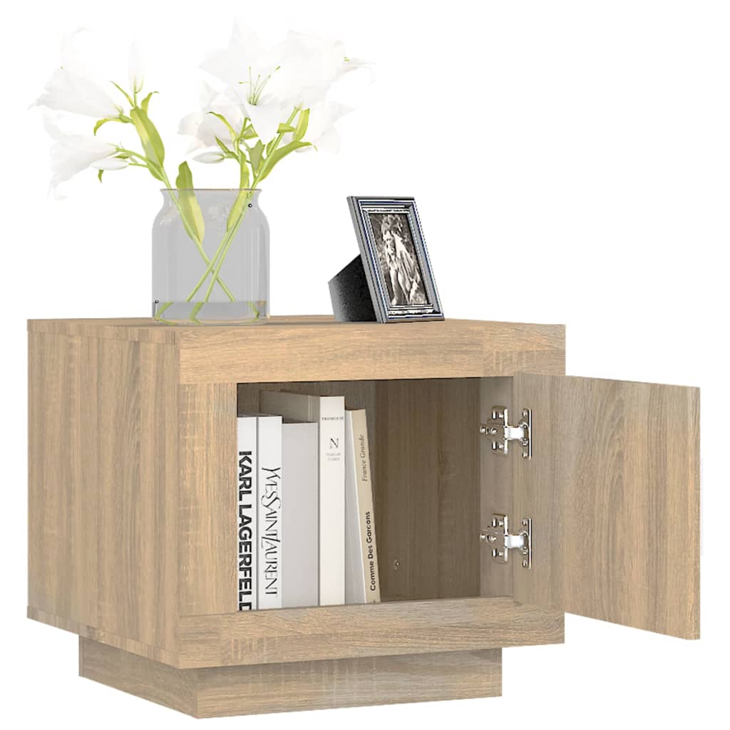 Salongbord sonoma eik 51x50x45 cm konstruert tre