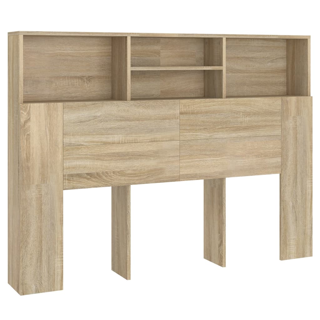 Sengegavlskap sonoma eik 140x19x103,5 cm