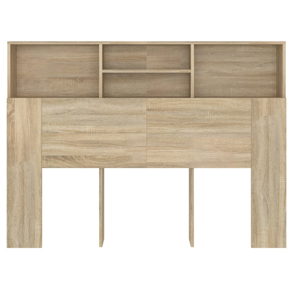Sengegavlskap sonoma eik 140x19x103,5 cm