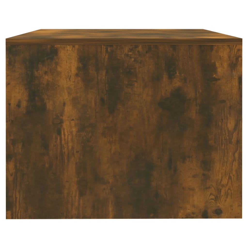 Salongbord røkt eik 102x55x42 cm konstruert tre