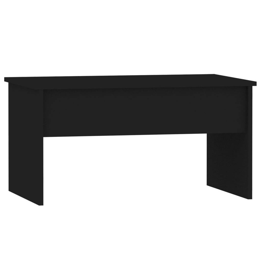 Salongbord svart 80x50,5x41,5 cm konstruert tre