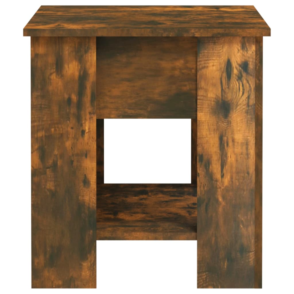 Salongbord røkt eik 101x49x52 cm konstruert tre
