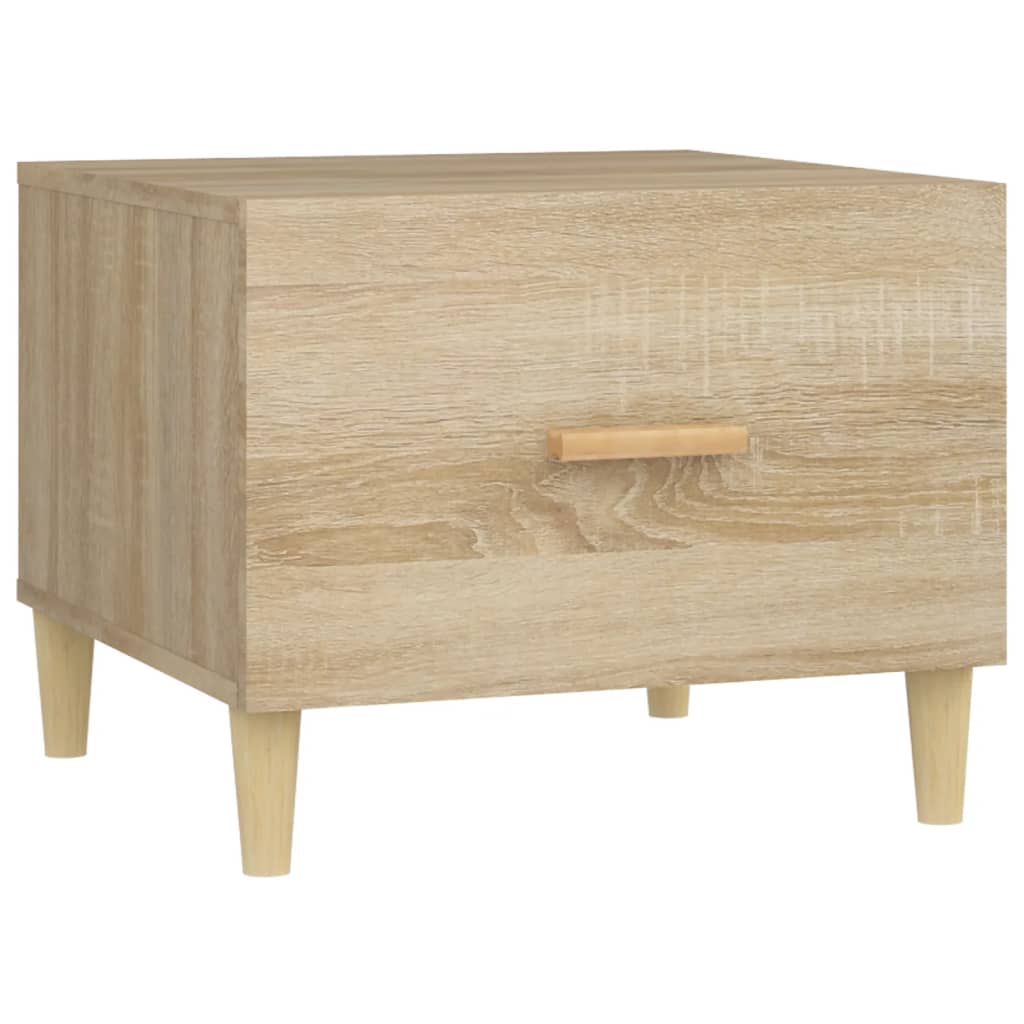 Salongbord 2 stk sonoma eik 50x50x40 cm konstruert tre