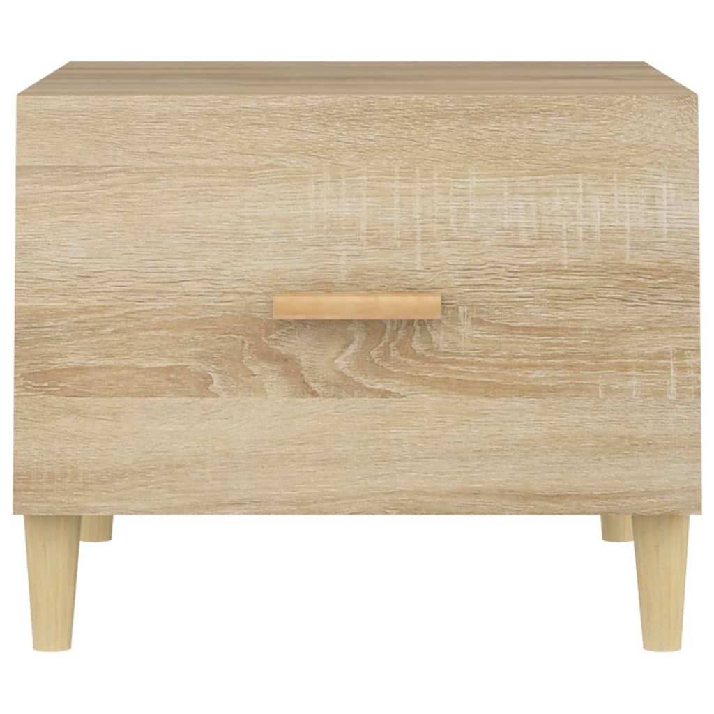 Salongbord 2 stk sonoma eik 50x50x40 cm konstruert tre