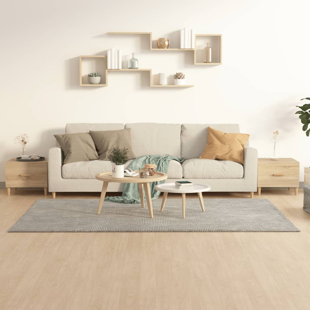 Salongbord 2 stk sonoma eik 50x50x40 cm konstruert tre