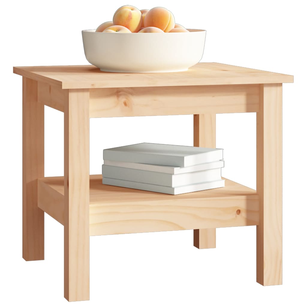 Salongbord 45x45x40 cm heltre furu