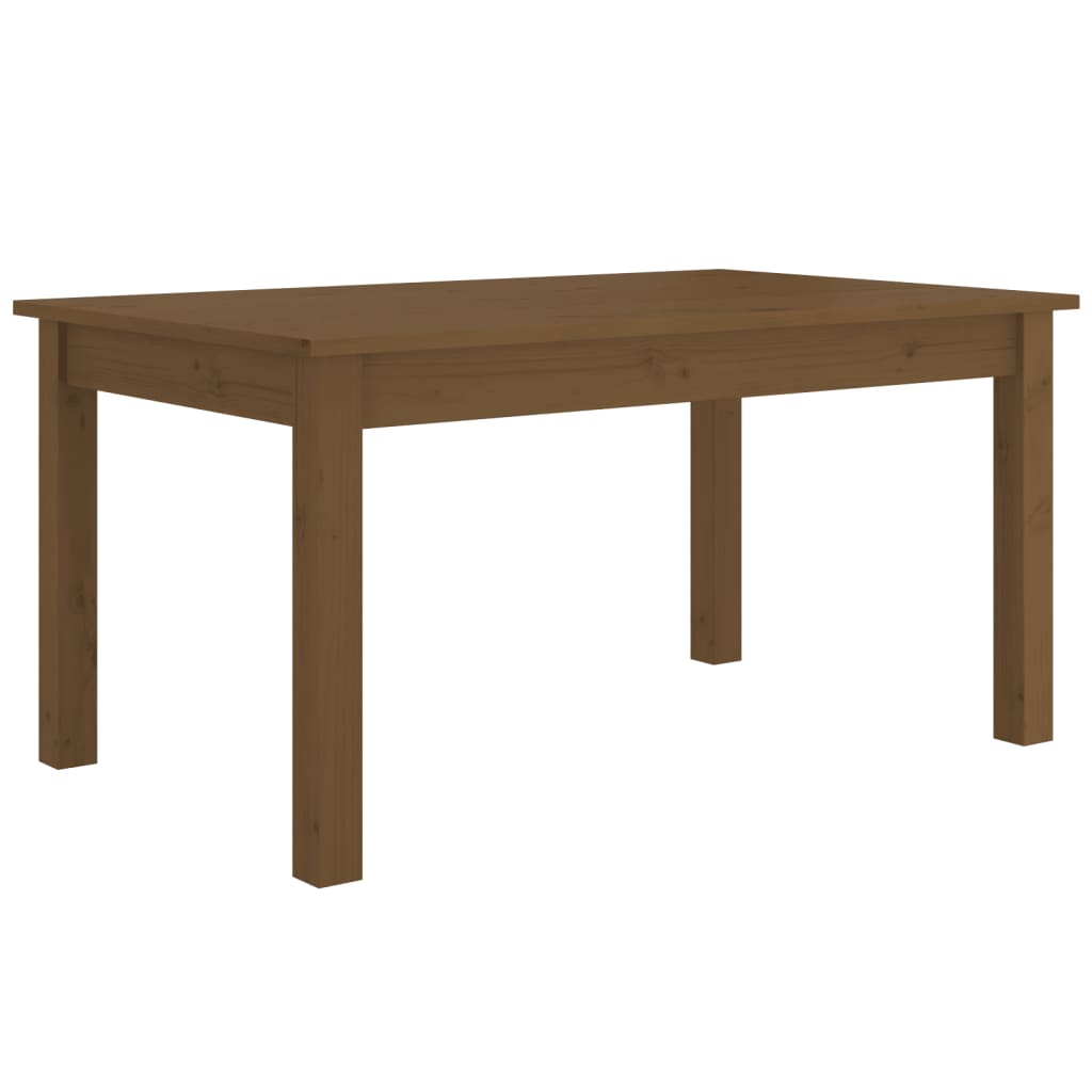 Salongbord honningbrun 80x50x40 cm heltre furu