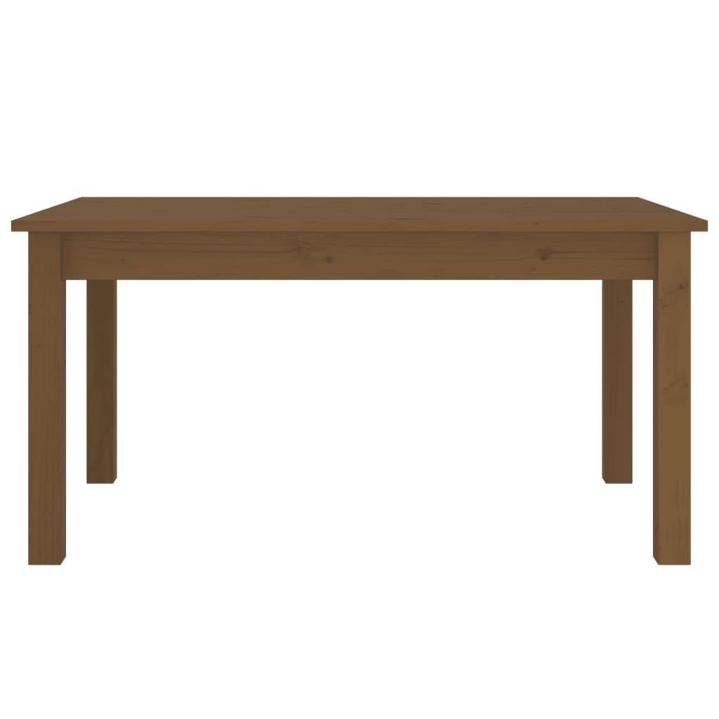 Salongbord honningbrun 80x50x40 cm heltre furu