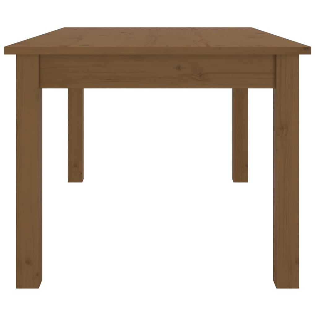Salongbord honningbrun 80x50x40 cm heltre furu