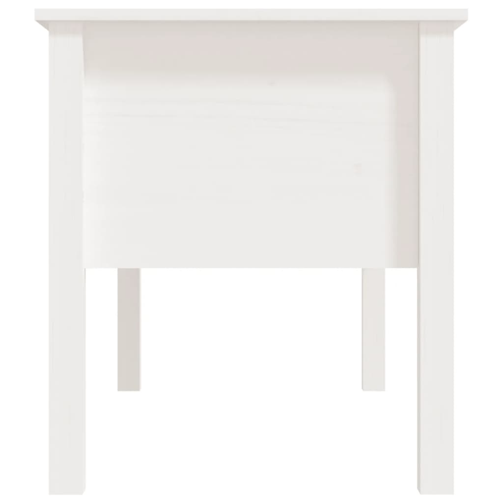 Salongbord hvit 102x49x55 cm heltre furu