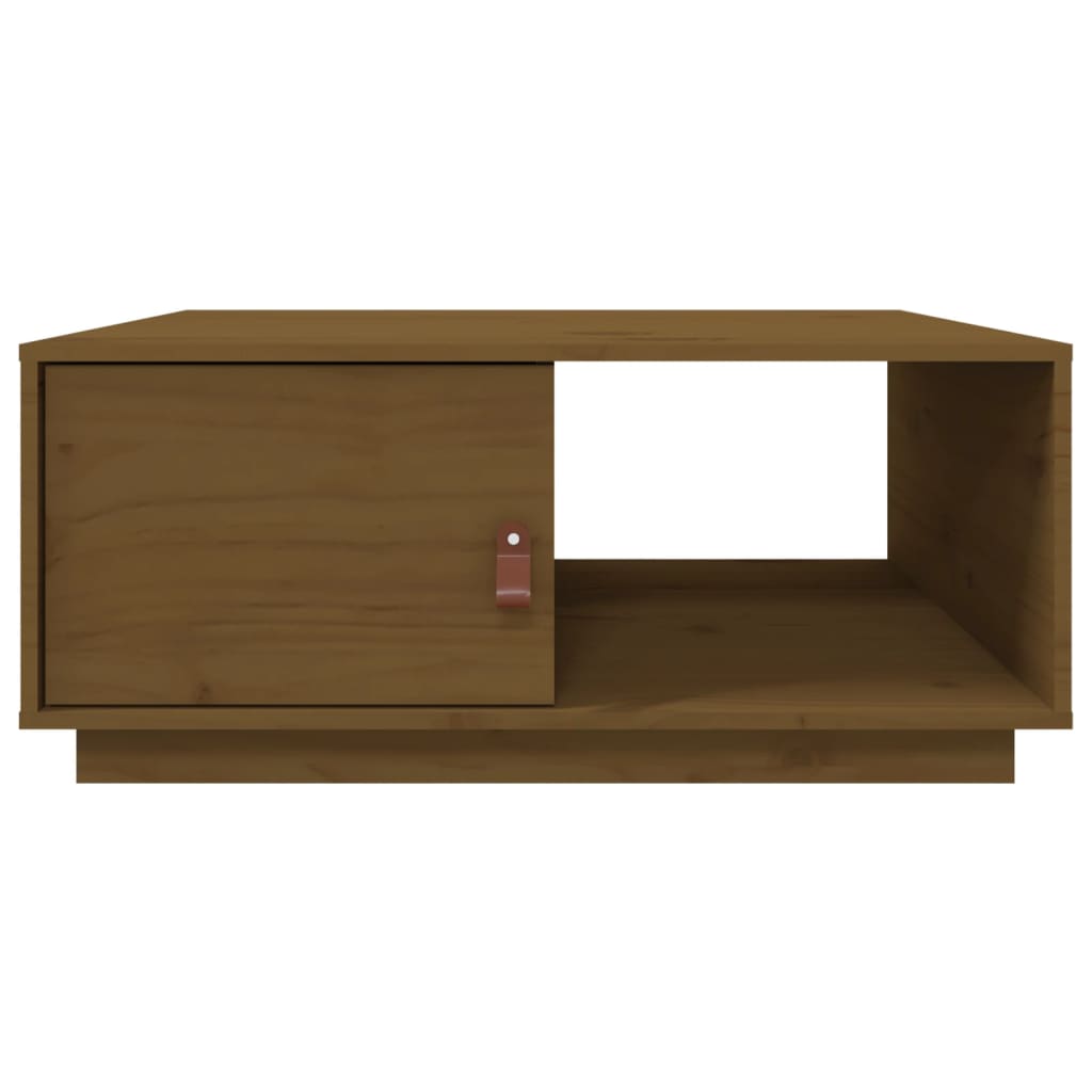 Salongbord honningbrun 80x50x35,5 cm heltre furu
