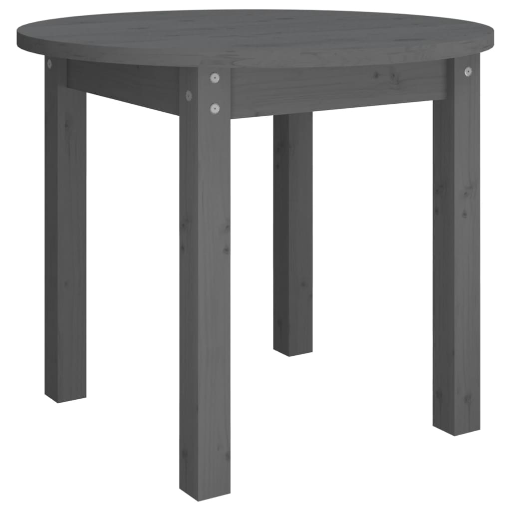 Salongbord grå Ø 55x45 cm heltre furu
