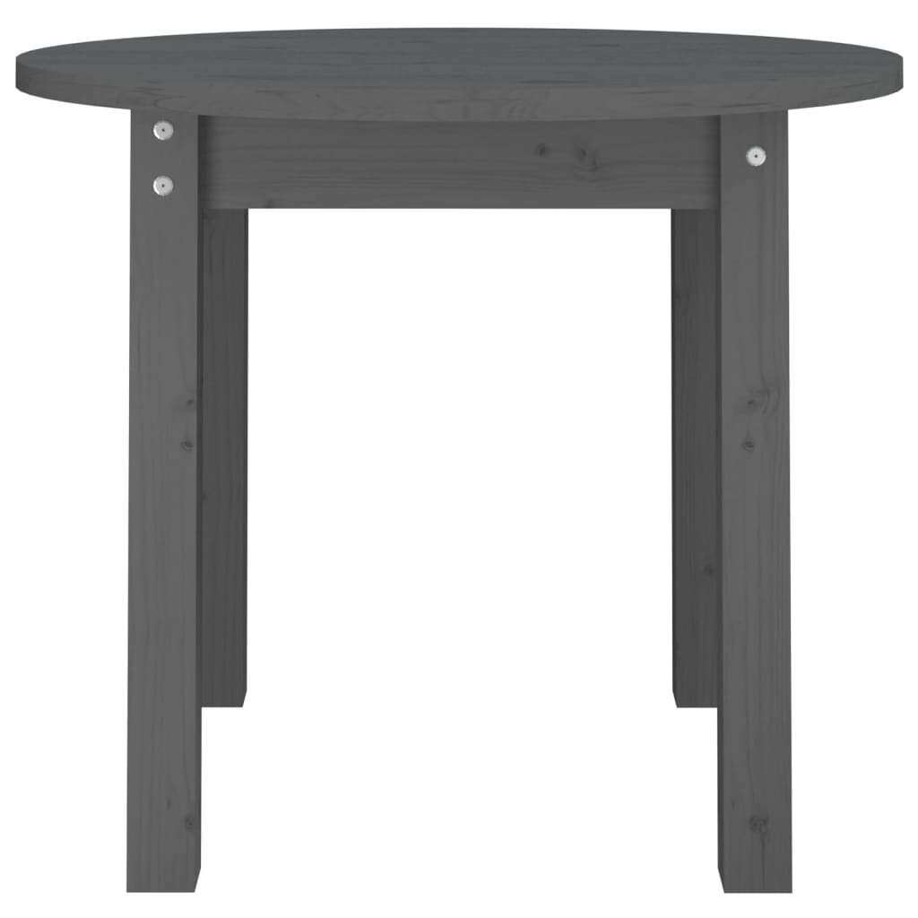 Salongbord grå Ø 55x45 cm heltre furu