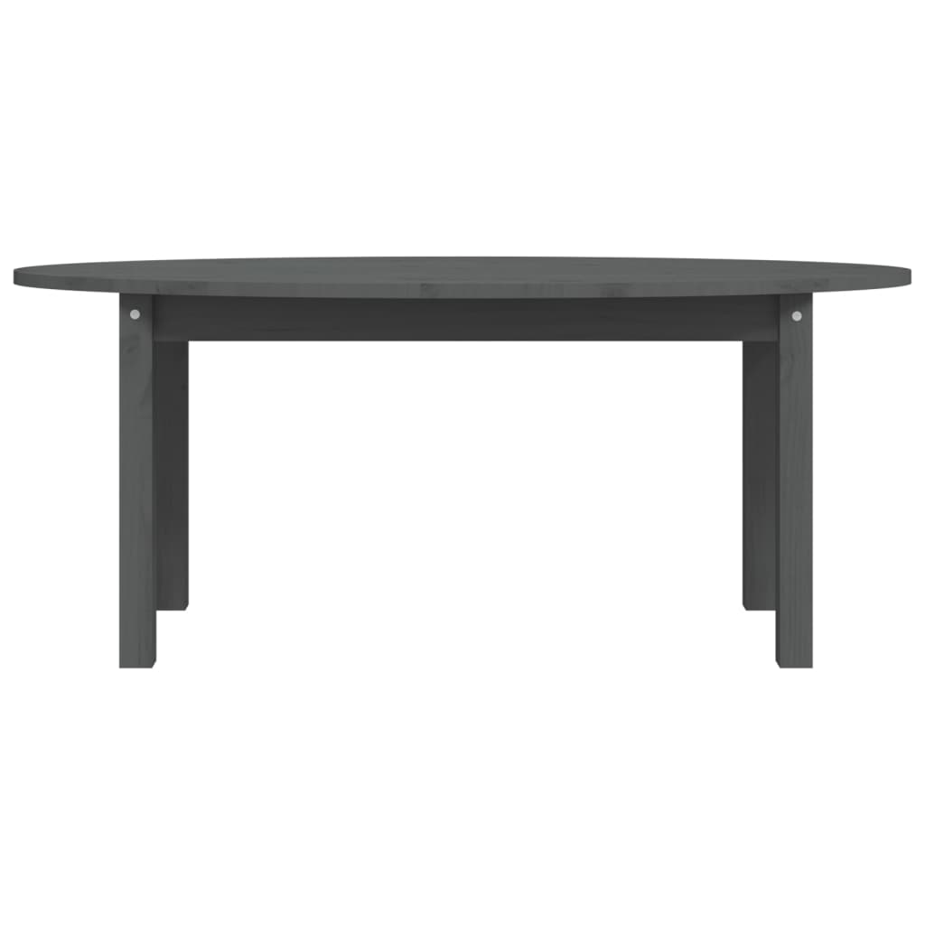 Salongbord grå 110x55x45 cm heltre furu