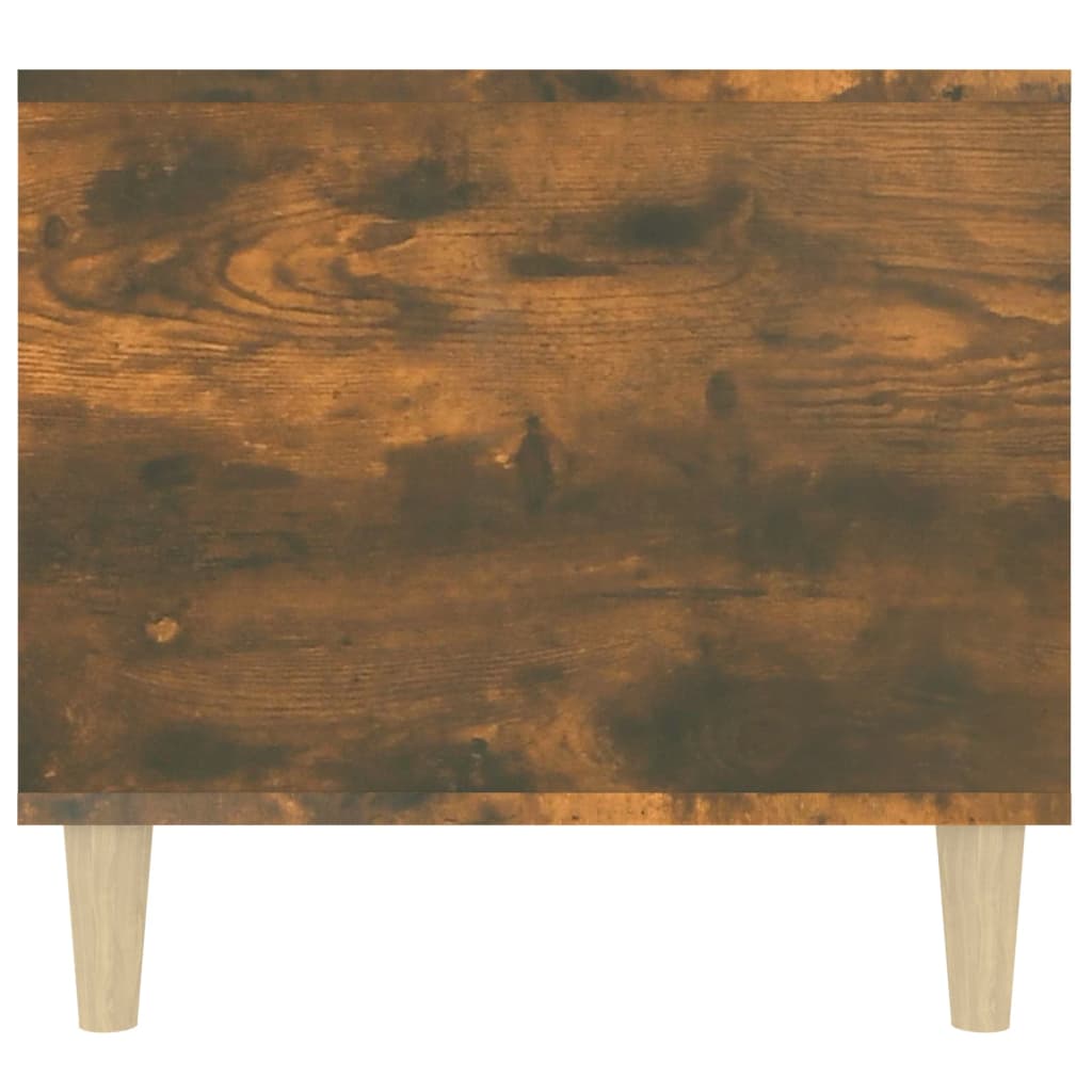 Salongbord røkt eik 90x49x45 cm konstruert tre