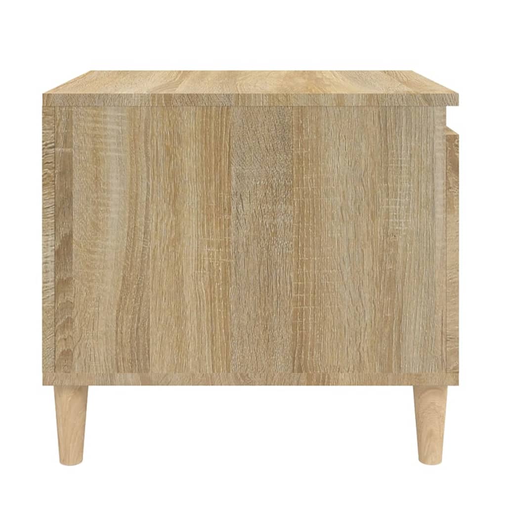Salongbord sonoma eik 100x50x45 cm konstruert tre