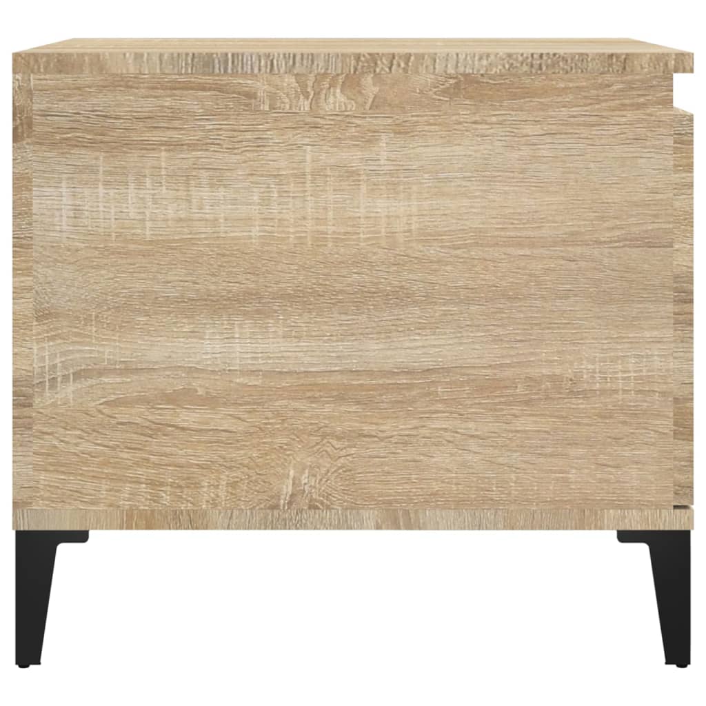 Salongbord sonoma eik 100x50x45 cm konstruert tre