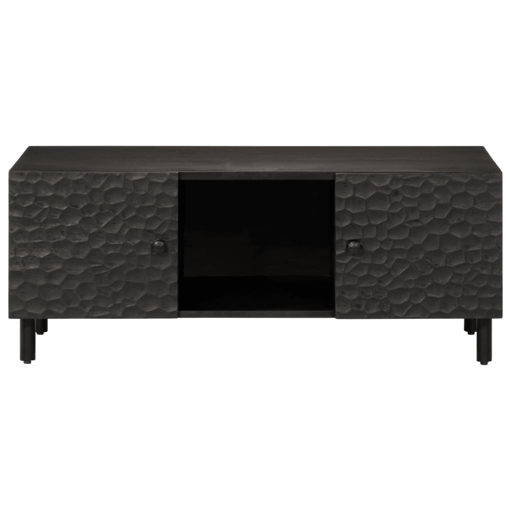 Salongbord svart 100x54x40 cm heltre mango