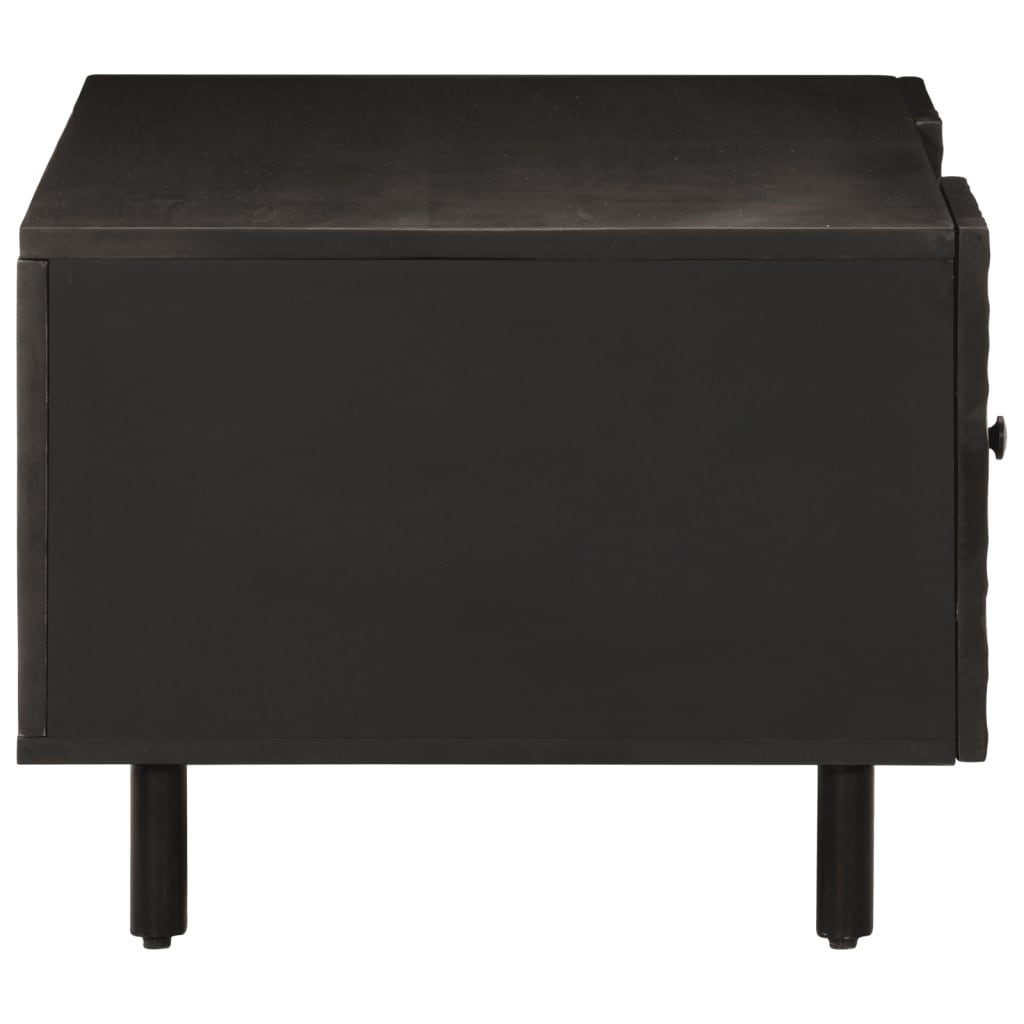 Salongbord svart 100x54x40 cm heltre mango