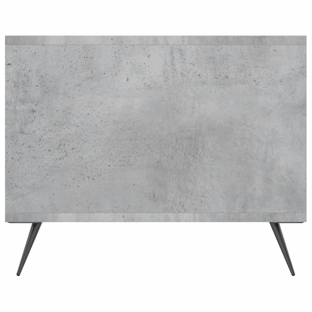 Salongbord betonggrå 102x50x40 cm konstruert tre