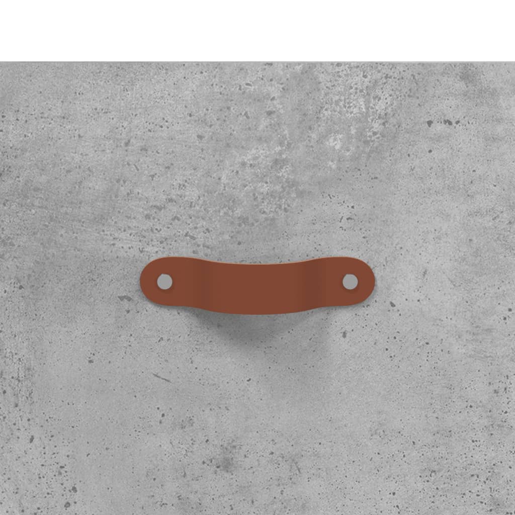 Salongbord betonggrå 102x50x40 cm konstruert tre