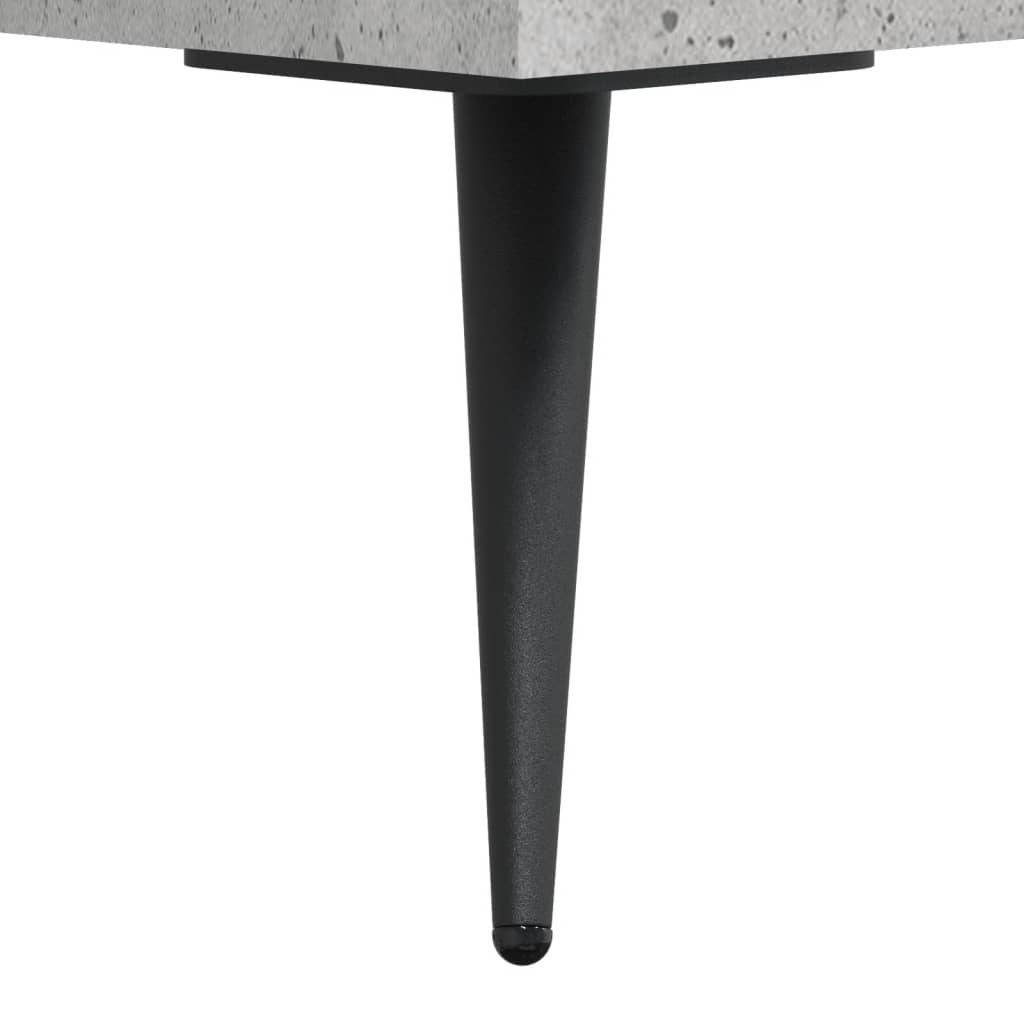 Salongbord betonggrå 102x50x40 cm konstruert tre