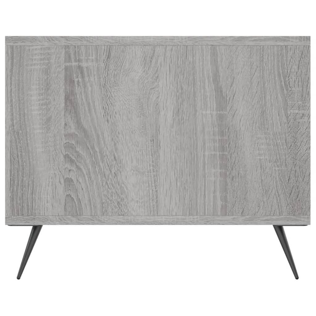 Salongbord grå sonoma 102x50x40 cm konstruert tre