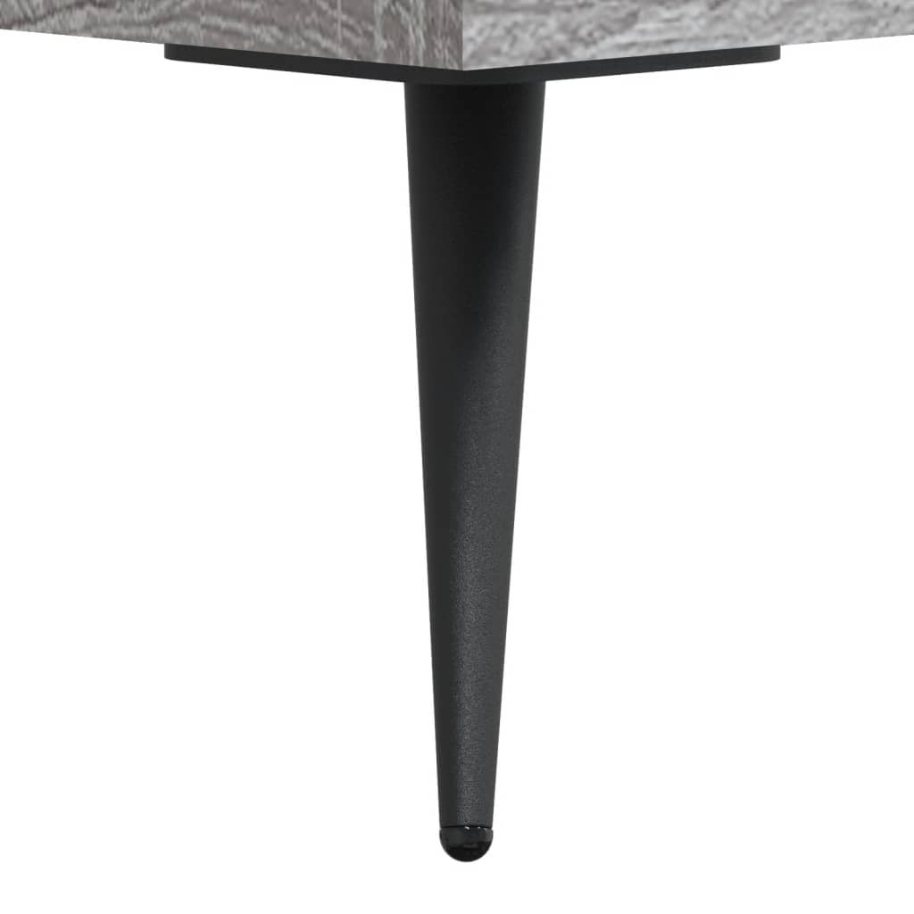 Salongbord grå sonoma 102x50x40 cm konstruert tre