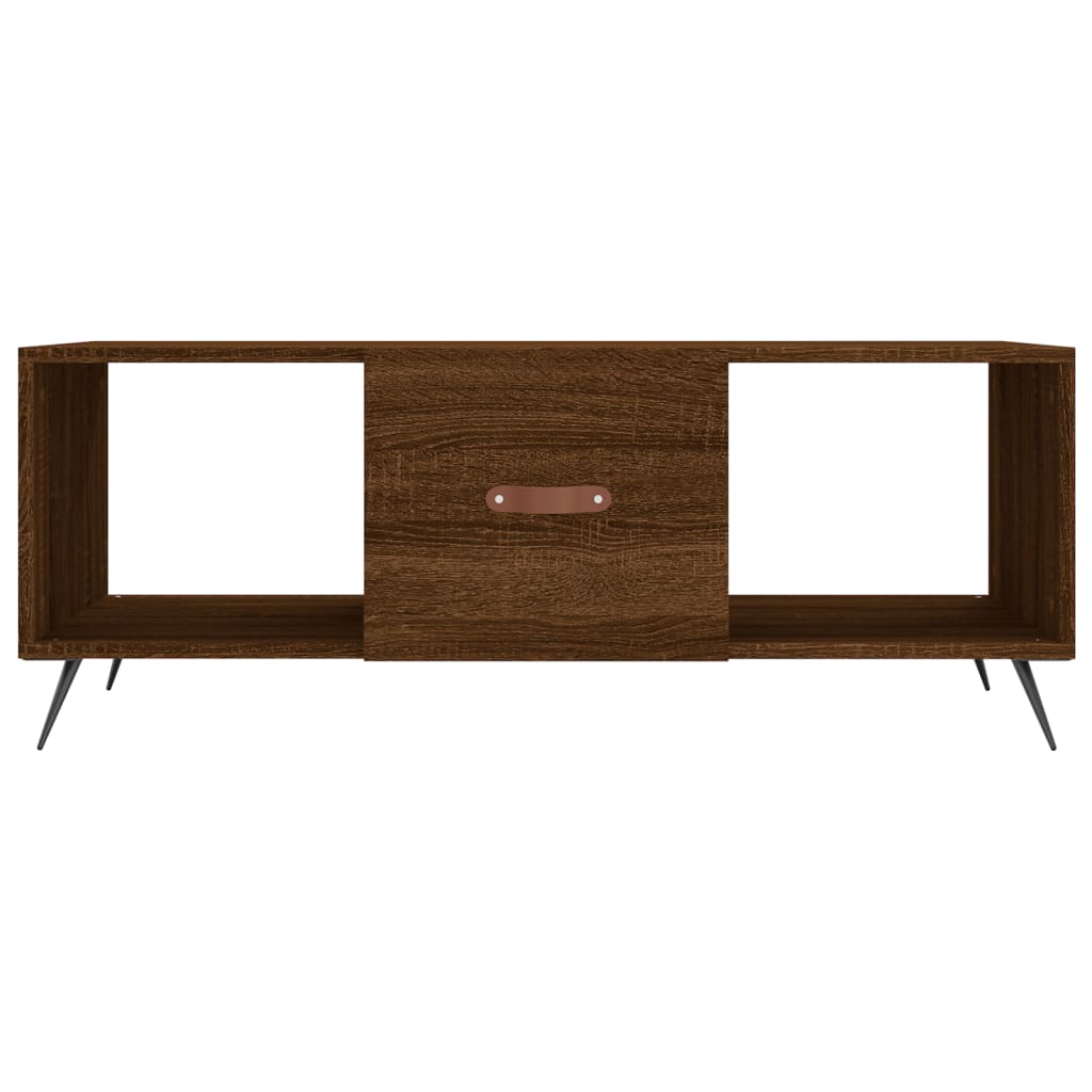 Salongbord sonoma eik 102x50x40 cm konstruert tre