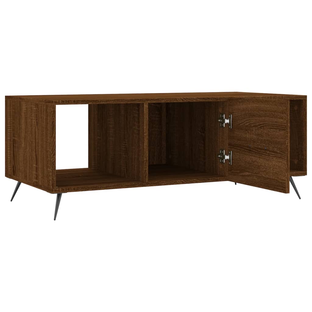 Salongbord sonoma eik 102x50x40 cm konstruert tre